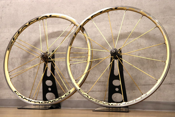 カンパニョーロ Campagnolo シャマルウルトラ SHAMAL ULTRA GOLD アルミ クリンチャー ホイールセット カンパ 12/11S ナローリム【さいたま浦和店】