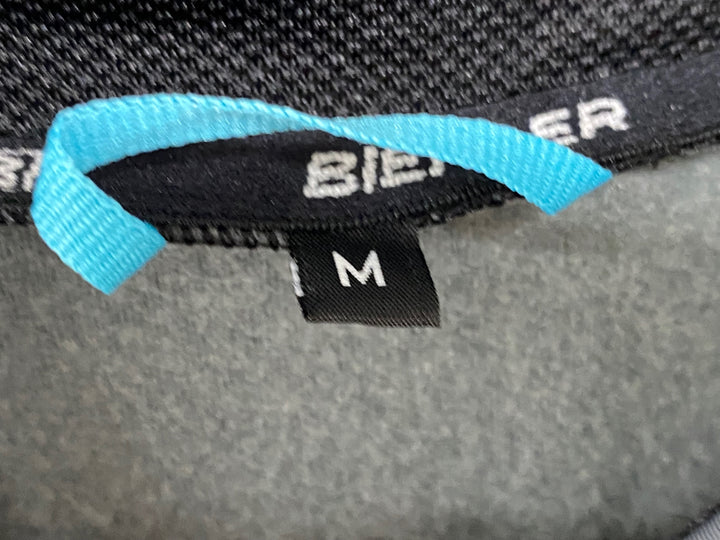 JO054 BIEHLER 長袖 サイクルジャージ グレー M 裏起毛