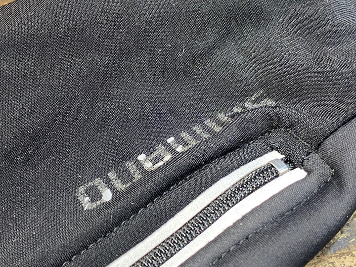 JX332 シマノ SHIMANO レッグウォーマー 黒 L WINDSTOPPER