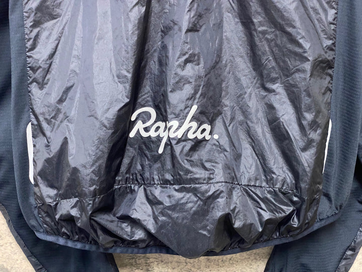 KD619 ラファ Rapha BREVET INSULATED JACKET 長袖 サイクルジャケット 紺 S 中綿