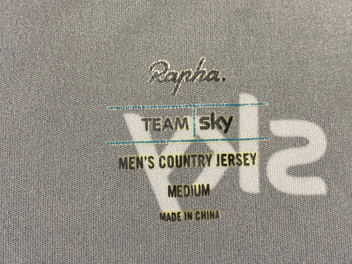 JN155 ラファ Rapha MEN'S COUNTRY JERSEY 半袖 サイクルジャージ 黒 紺 M TEAM Sky