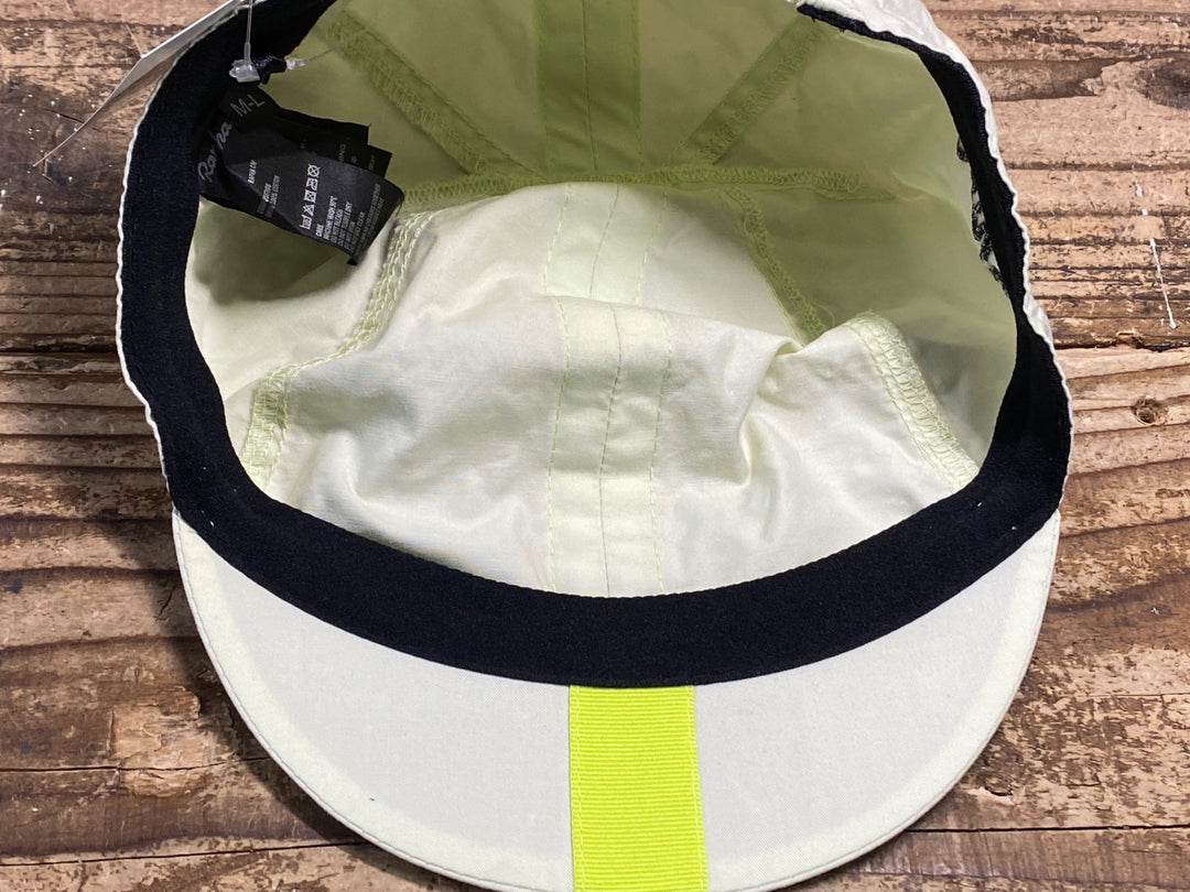 JH260 ラファ Rapha CAP サイクルキャップ 黄緑 M-L