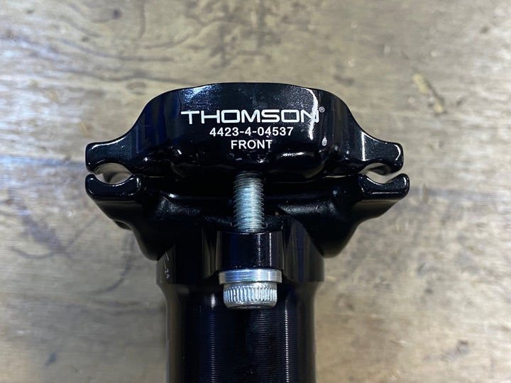 JU819 トムソン THOMSON マスターピース Masterpiece アルミ シートポスト Φ27.2 330mm 16㎜オフセット 黒