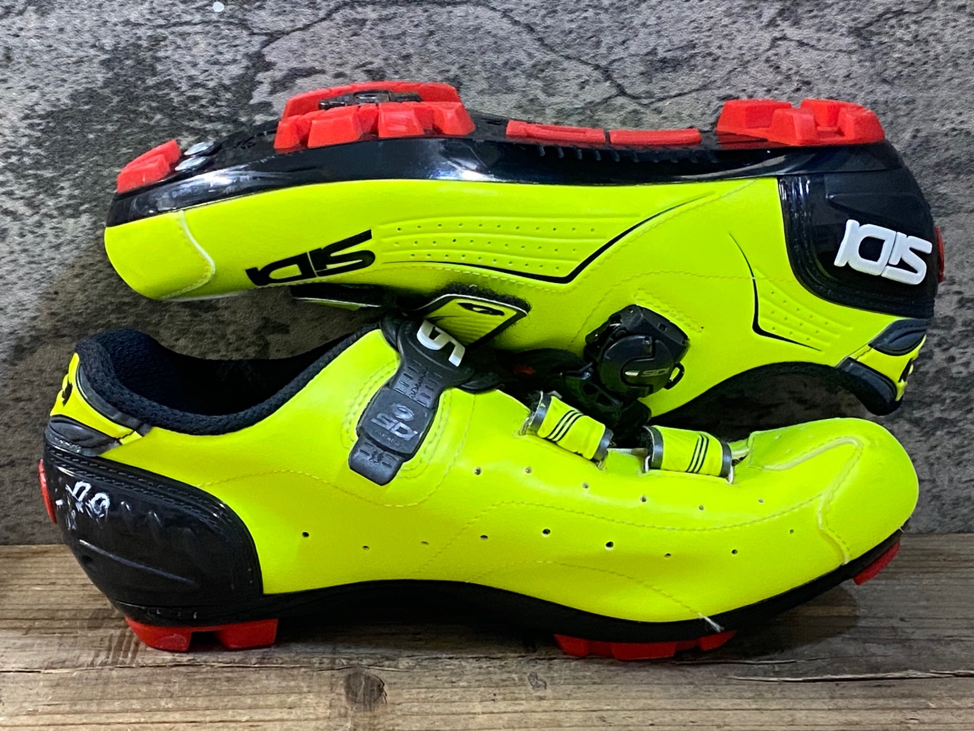 KG379 シディ SIDI TRACE MTB ビンディングシューズ 黄 SPD EU44