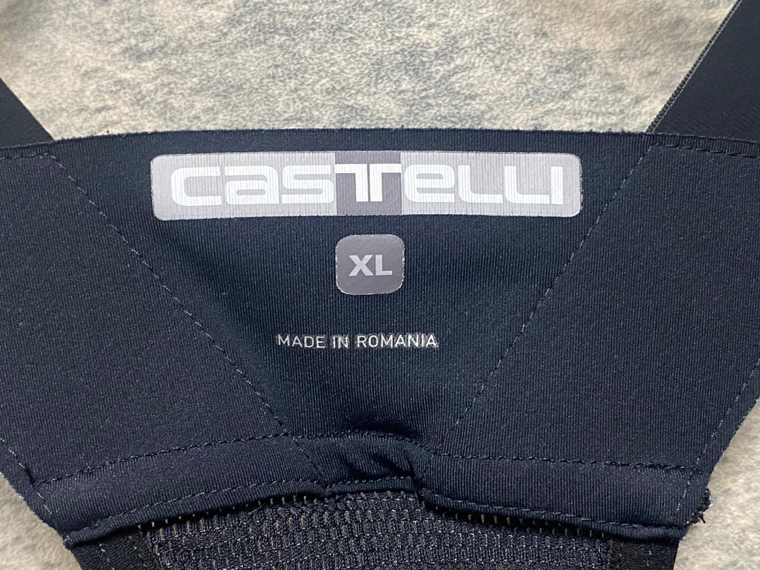 JH099 カステリ CASTELLI ROSSO CORSA Alpha LOS ビブタイツ 黒 XL