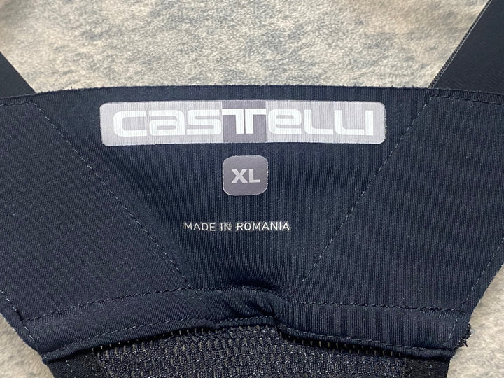 JH099 カステリ CASTELLI ROSSO CORSA Alpha LOS ビブタイツ 黒 XL