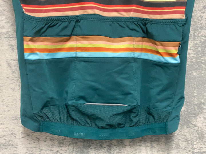 KF570 ラファ Rapha RCC X PAUL SMITH PRO TEAM MIDWEIGHT JERSEY 半袖 サイクルジャージ 緑 XS