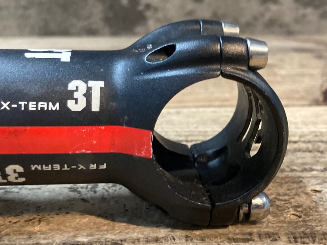 JS129 3T ARX TEAM アルミ ステム 黒 80mm Φ31.8 OS -17°