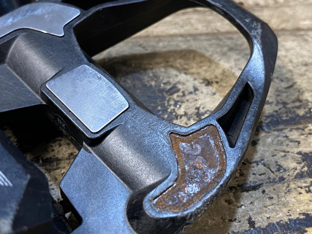 JU016 シマノ SHIMANO デュラエース DURA-ACE PD-R9100 ビンディングペダル SPD-SL ※プレート1箇所欠品のためジャンク