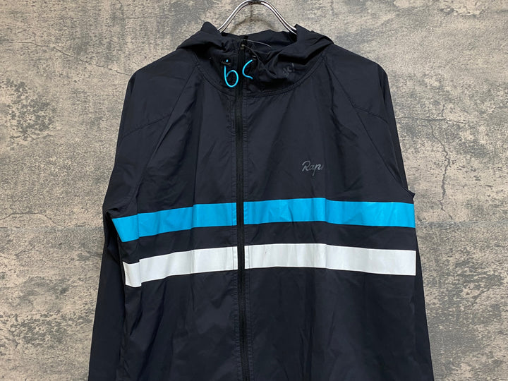 JN157 ラファ Rapha MEN’S SPRAY JACKET 長袖 ウィンドブレーカー 黒 L TEAM Sky