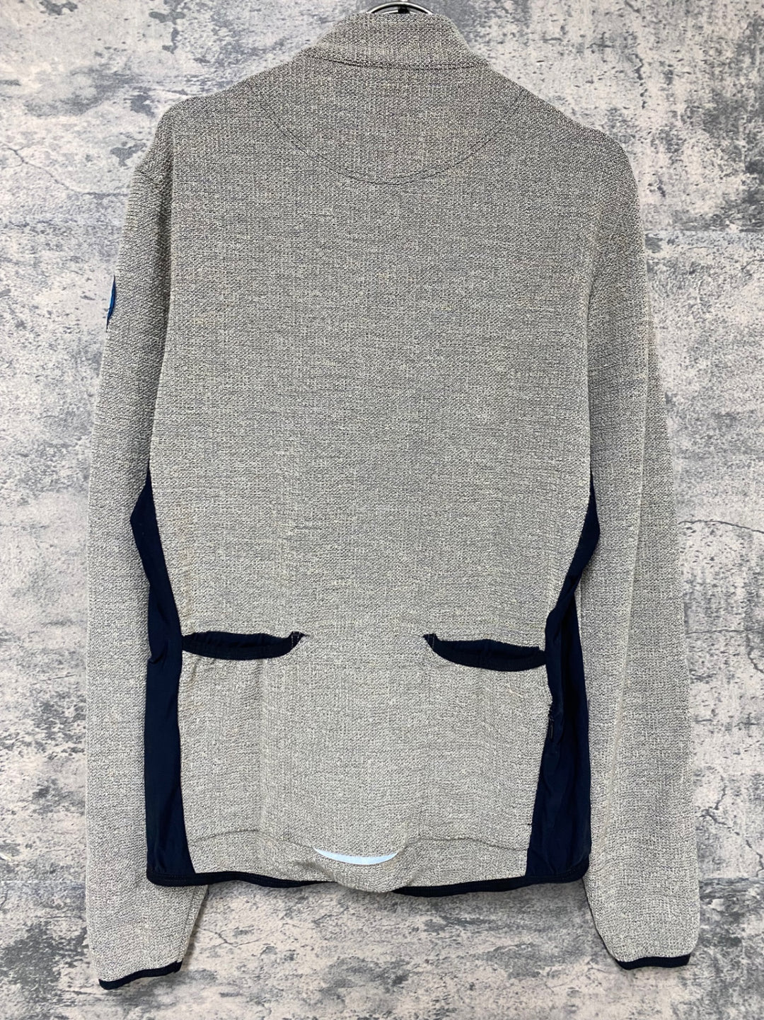 JY658 カフェドシクリステ CAFE DU CYCLISTE MARGUERITE MEN 長袖 サイクルジャージ 薄茶 L メリノブレンド 裏起毛