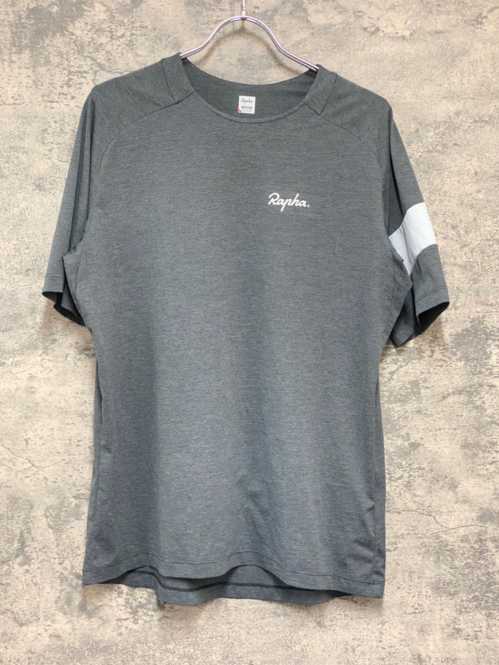 KA635 ラファ Rapha TRAIL TECHNICAL T-SHIRT 半袖 Tシャツ 黒 グレー M