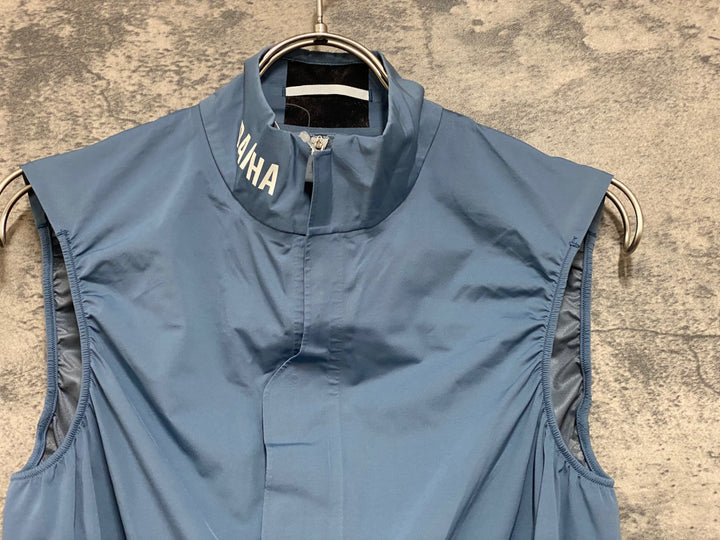 JP167 ラファ Rapha PRO TEAM LW RAIN GILET ジレ サイクルベスト 水色 S