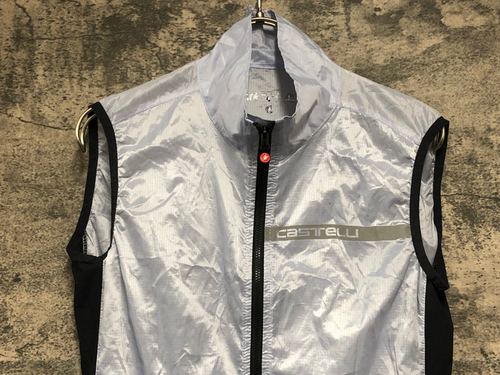 KD887 カステリ CASTELLI スクアドラ SQUADRA STRETCH VEST ジレ サイクルベスト グレー  S