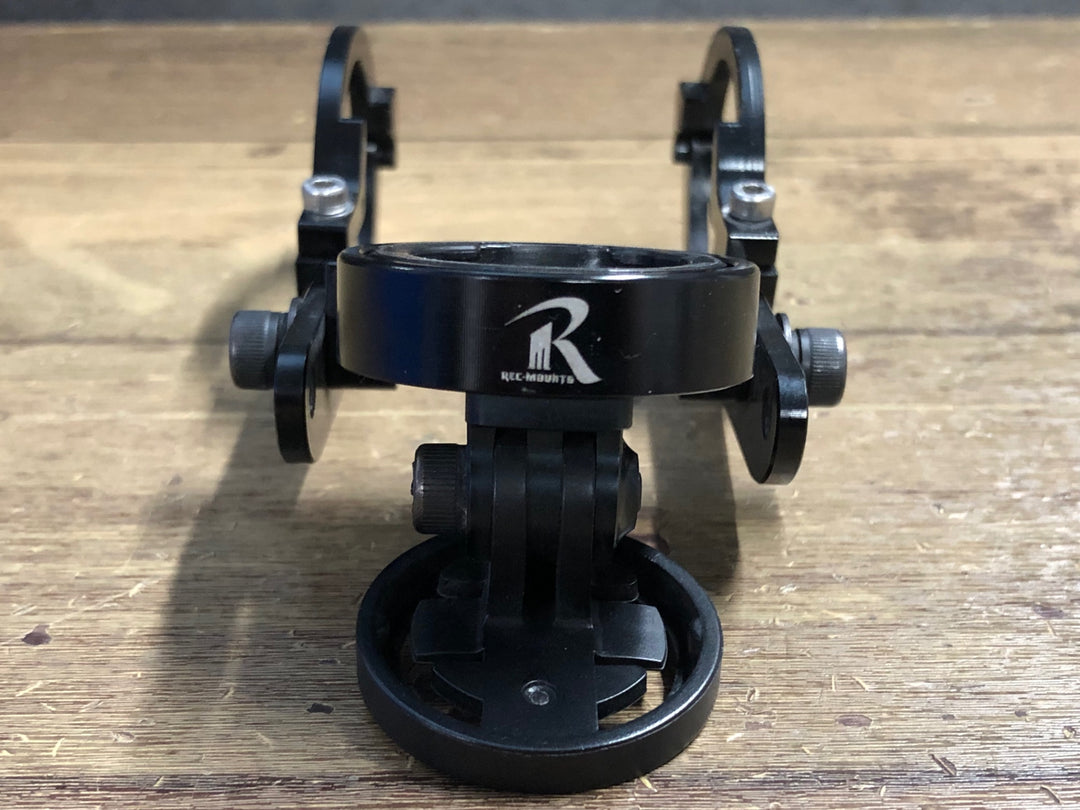 JX497 レックマウント REC-MOUNTS サイコンマウント Φ31.8 両持ち GARMIN用 ガーミンライトマウント付属