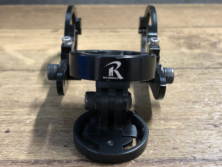 JX497 レックマウント REC-MOUNTS サイコンマウント Φ31.8 両持ち GARMIN用 ガーミンライトマウント付属
