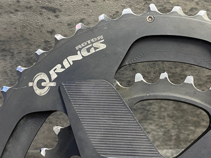 JT718 ローター ROTOR IN POWER Q-RINGS パワーメーター クランクセット 170mm 52/36T ※接続不可のためジャンク