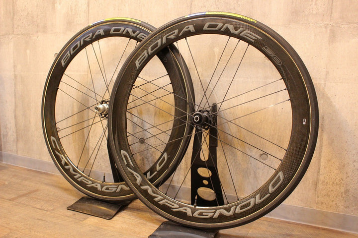 カンパニョーロ CAMPAGNOLO ボーラワン ディスク BORA ONE 50 DB カーボン チューブラー ホイールセット シマノ 11/12S【名古屋店】