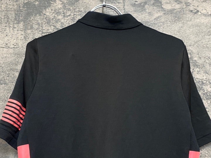 JV263 ラファ Rapha MEN'S CLASSIC JERSEY RCC 半袖 サイクルジャージ 黒 L ※チャック破損