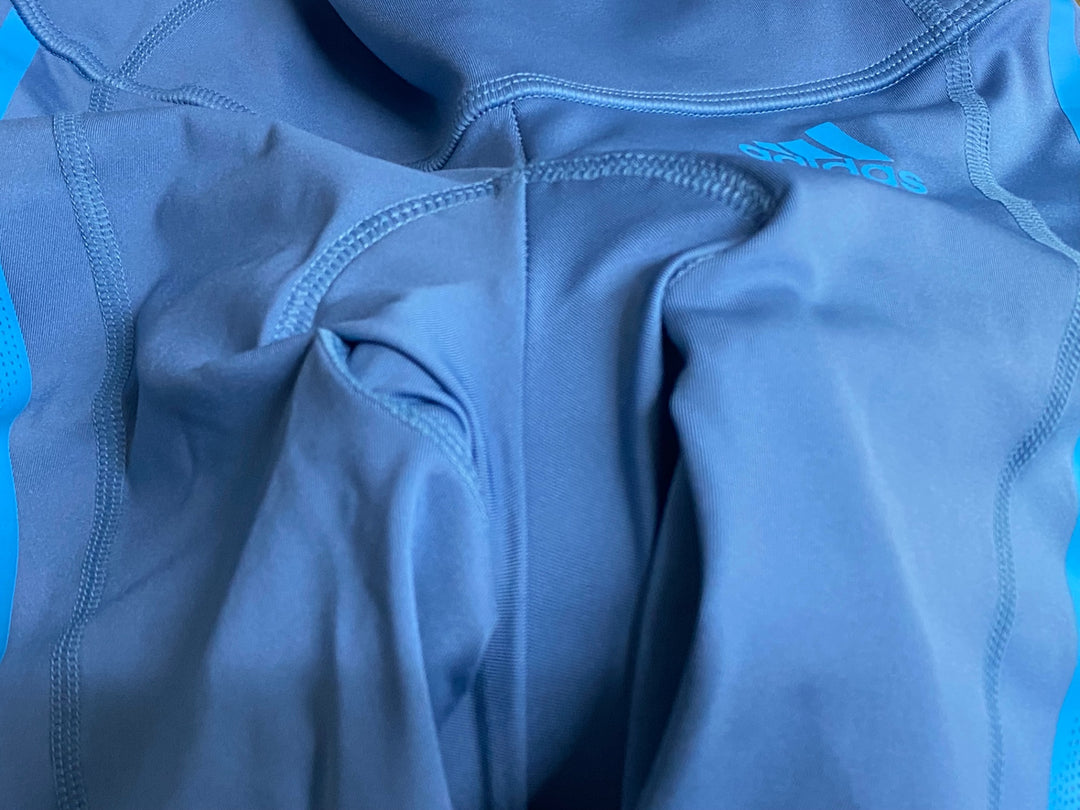 JY392 アディダス adidas レーサーパンツ レディース 青 L