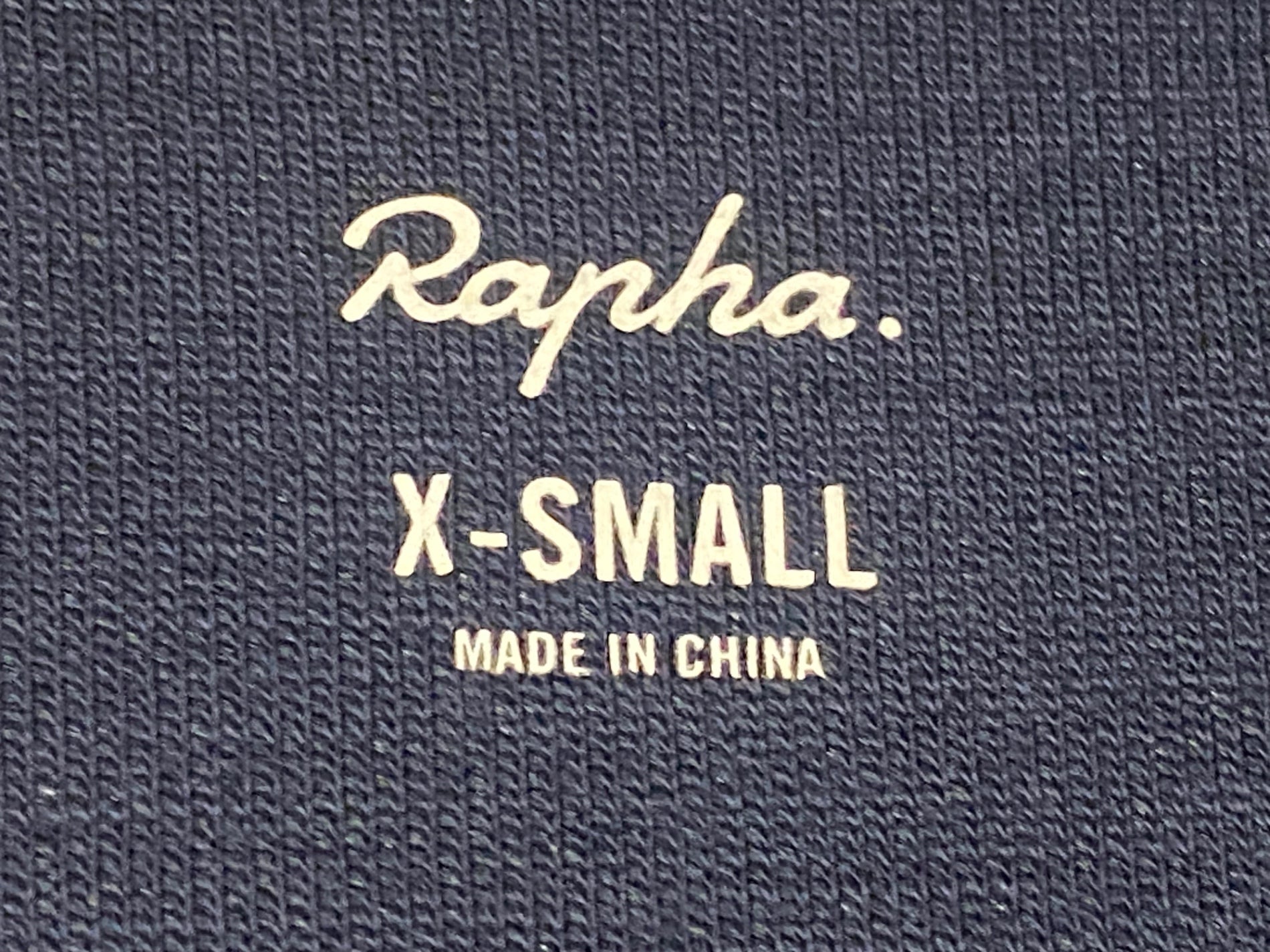 KJ316 ラファ Rapha Classic Jersey 半袖 サイクルジャージ 紺 XS