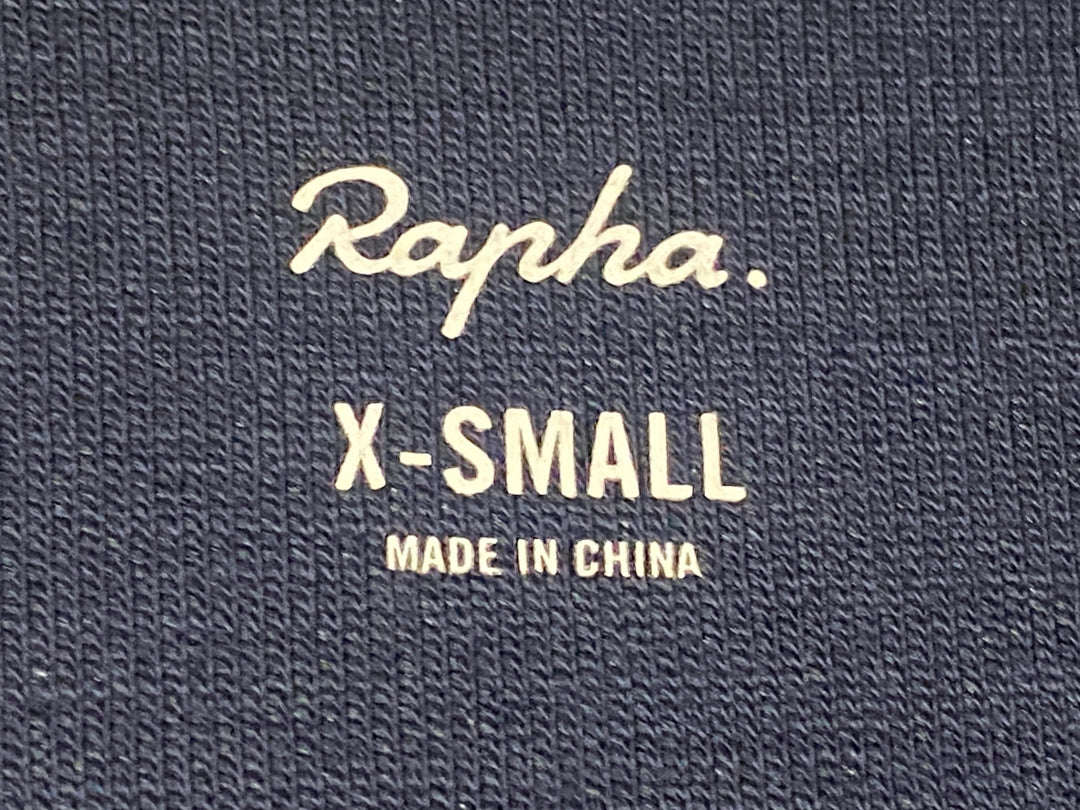 KJ316 ラファ Rapha Classic Jersey 半袖 サイクルジャージ 紺 XS