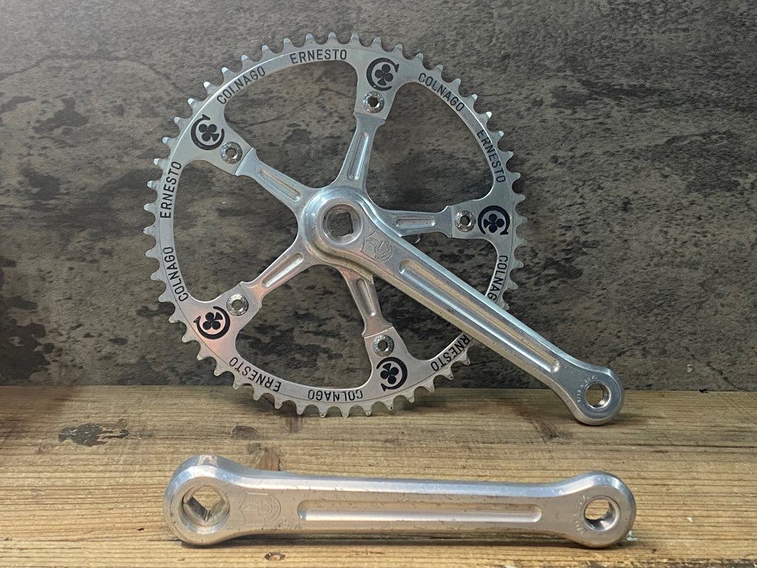 JJ007 カンパニョーロ CAMPAGNOLO STRADA クランクセット 170mm ERNESTO COLNAGO刻印チェーンリング 52T