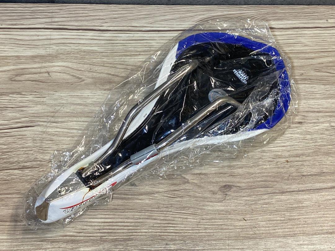 JQ177 サンマルコ san marco Zoncolan サドル 白青 DE ROSA