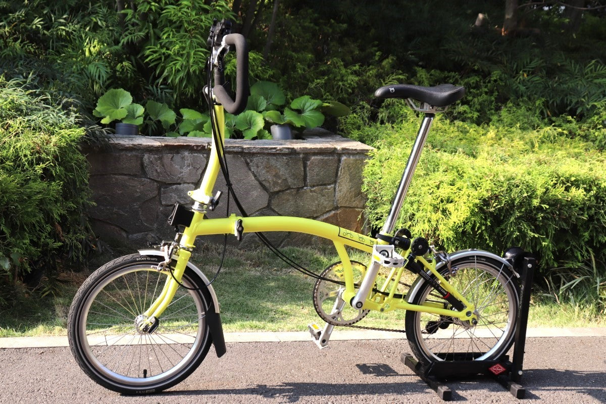 ブロンプトン 2014年モデル 折り畳み自転車 ミニベロM6R オレンジ ブロンプトン BROMPTON P6L 2014モデル イエロー 折り畳み ミニベロ