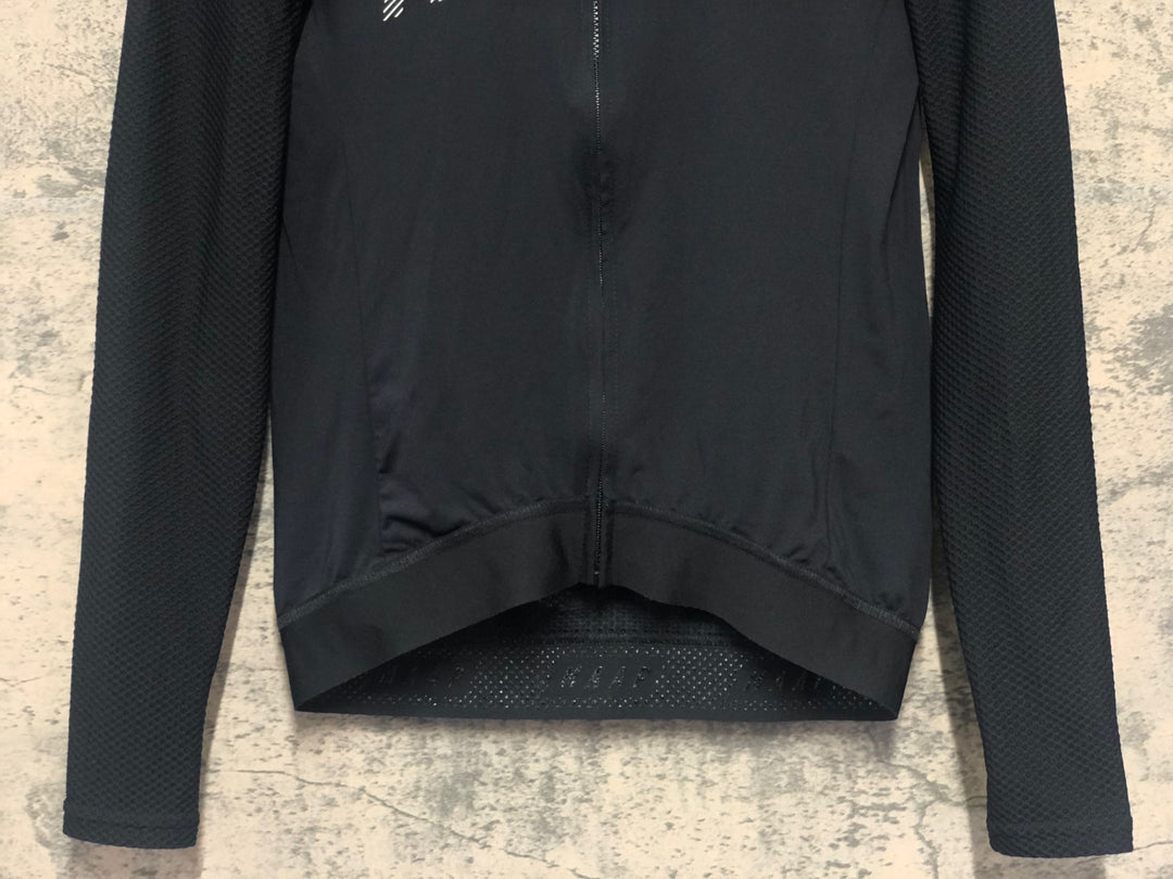 KL002 マープ MAAP PRO FIT JERSEY 長袖 サイクルジャージ 黒 S