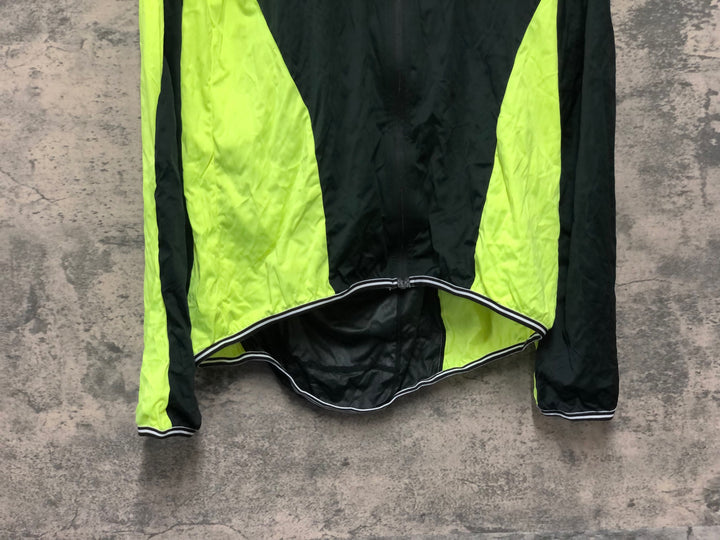 KL019 パールイズミ PEARL iZUMi 長袖 ウィンドブレーカー 蛍光 黃 黒 XL