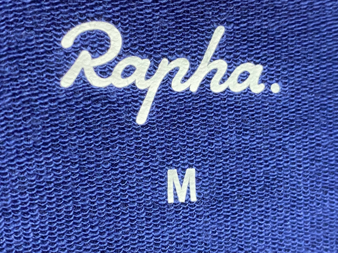 KB329 ラファ Rapha WINDBLOCK WINTER JERSEY 長袖 サイクルジャージ 紺 M 裏起毛