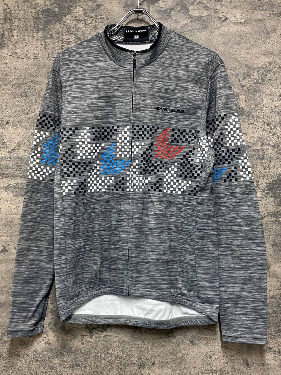 JZ431 パールイズミ PEARL iZUMi 長袖 サイクルジャージ 裏起毛 グレー XL