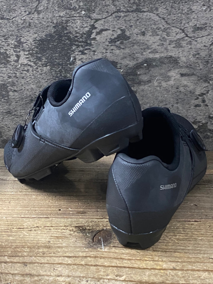 KC956 SHIMANO XC3 SH-XC300M L01 S ビンディングシューズ 2穴 BOA 黒 EU40