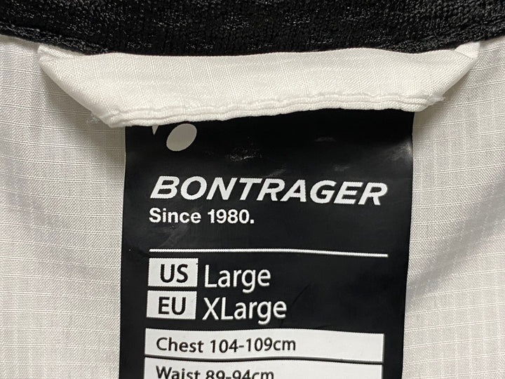 KF157 ボントレガー BONTRAGER 長袖 ウインドブレイカー 白 XL ※汚れ