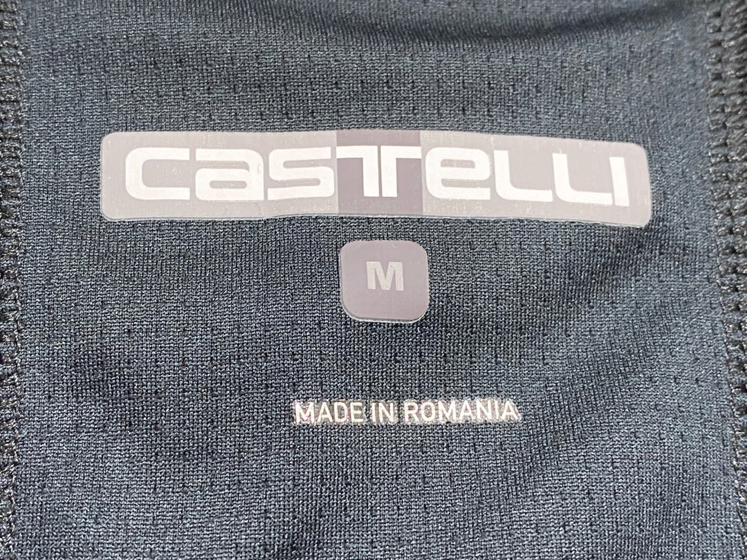 KG669 カステリ CASTELLI 長袖サイクルジャージ 黒 M