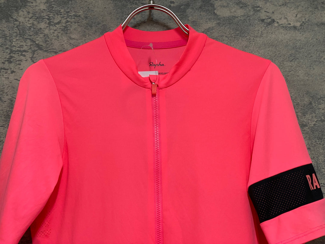 JQ780 ラファ Rapha PRO TEAM FLY WEIGHT JERSEY 半袖 サイクルジャージ ピンク S