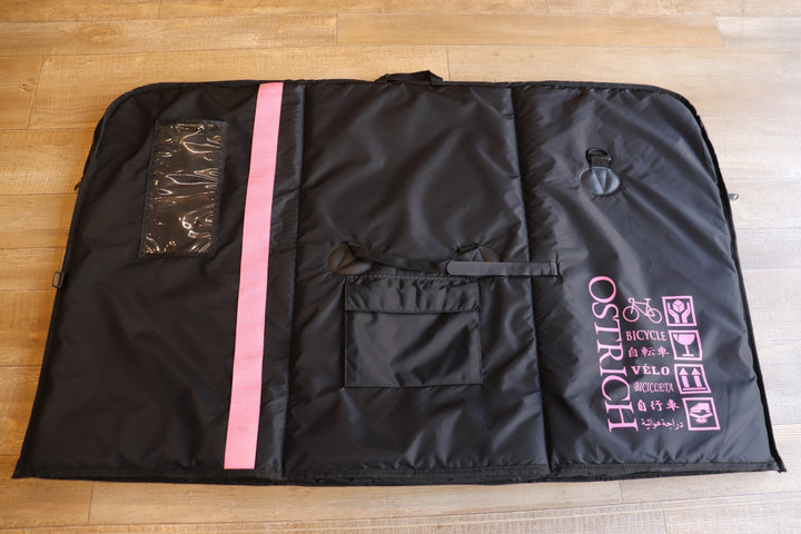 オーストリッチ OSTRICH OS-500 トラベルバッグ クッション付き 輪行袋 黒/ピンク 【さいたま浦和店】
