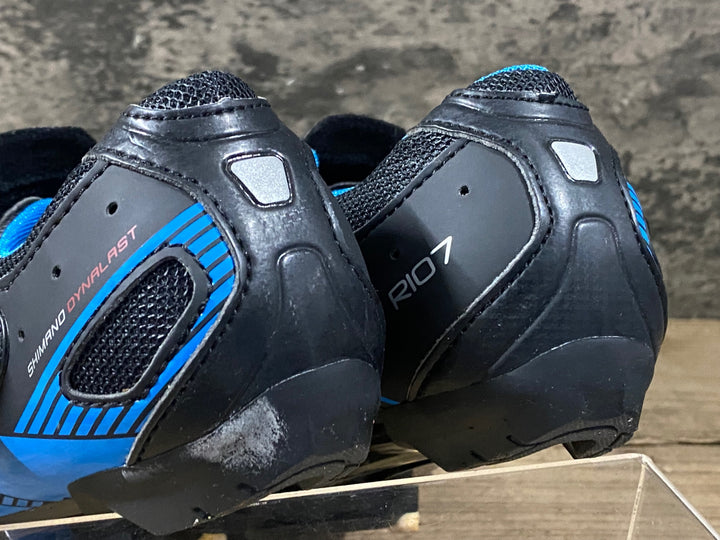 KK242 シマノ SHIMANO RIO7 SH-R107L ビンディングシューズ 黒 EU40 3穴