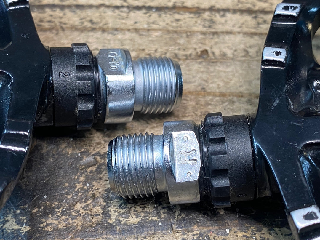 JO034 シマノ SHIMANO PD-A530 ビンディングペダル 片面フラット 黒 SPD