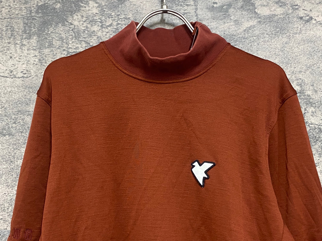 JV870 ラファ Rapha PEACE RACE JERSEY 長袖 サイクルジャージ ブラウン サイズ不明