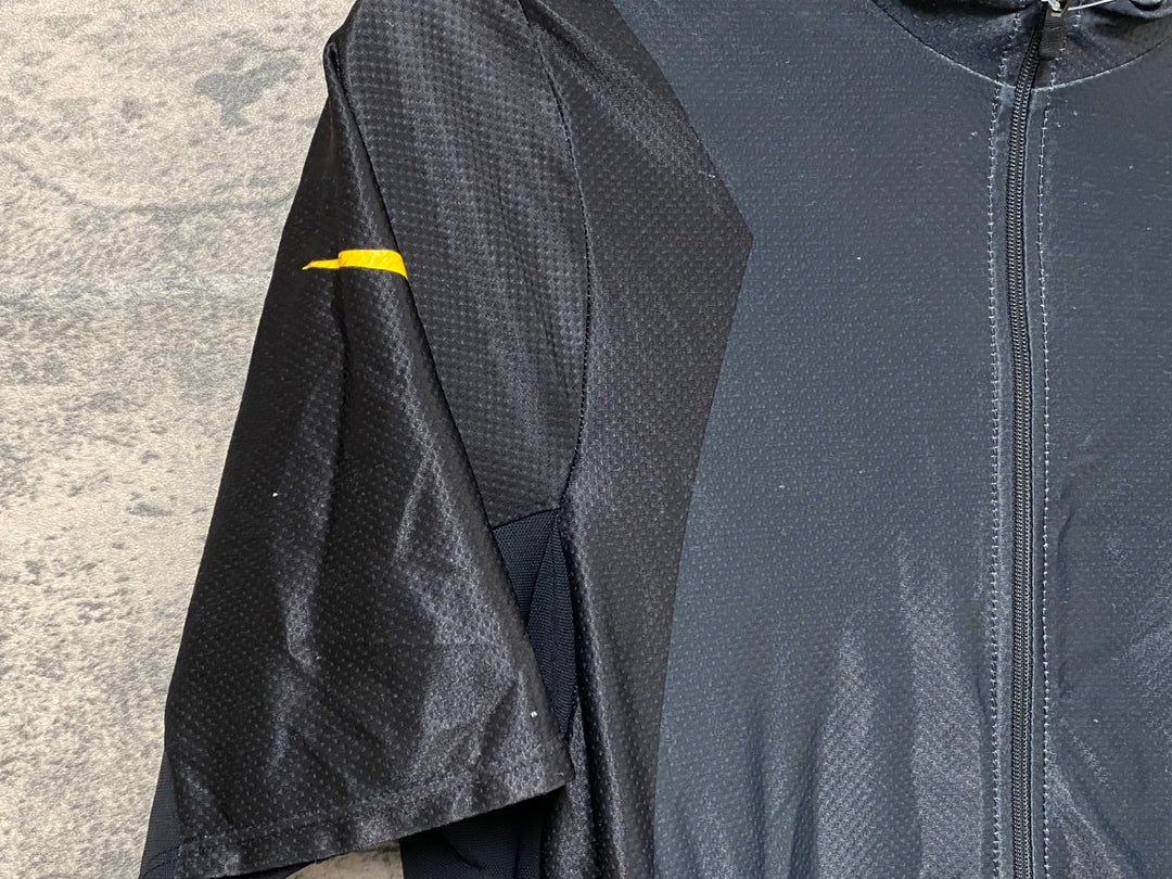JV217 ナイキ Nike 半袖 サイクルジャージ 黒 S