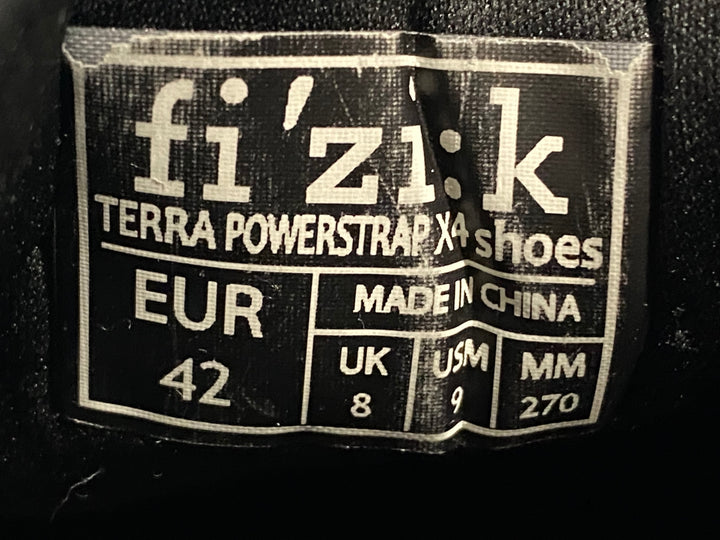KN647 フィジーク fizik TERRA POWER STRAP X4 Shoes ビンディングシューズ グレー EU42