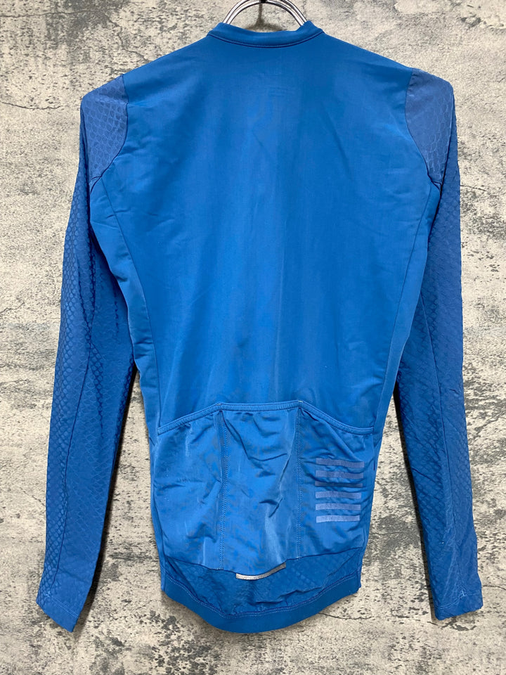 JU322 ラファ Rapha LS AERO JERSEY 長袖 サイクルジャージ ブルー SMALL