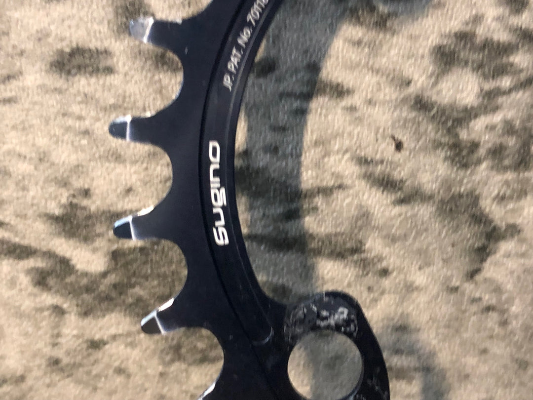 JU709 スギノ Sugino CYCLOID Super Hill Climb CY4-SHC チェーンリング 紺 33T 12S