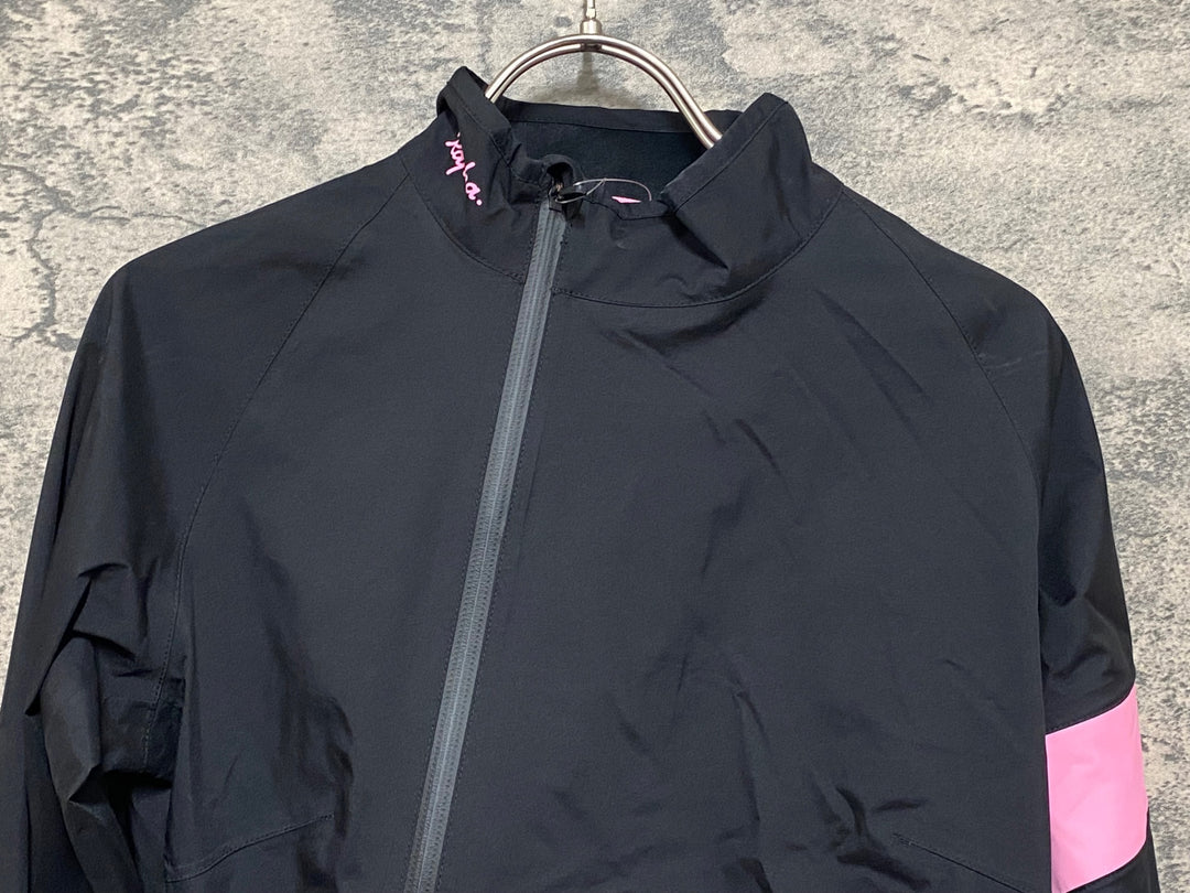 KF593 ラファ Rapha COLLECTOR'S EDITION CLASSIC RAIN JACKET 長袖 レインジャケット 黒 S レディース