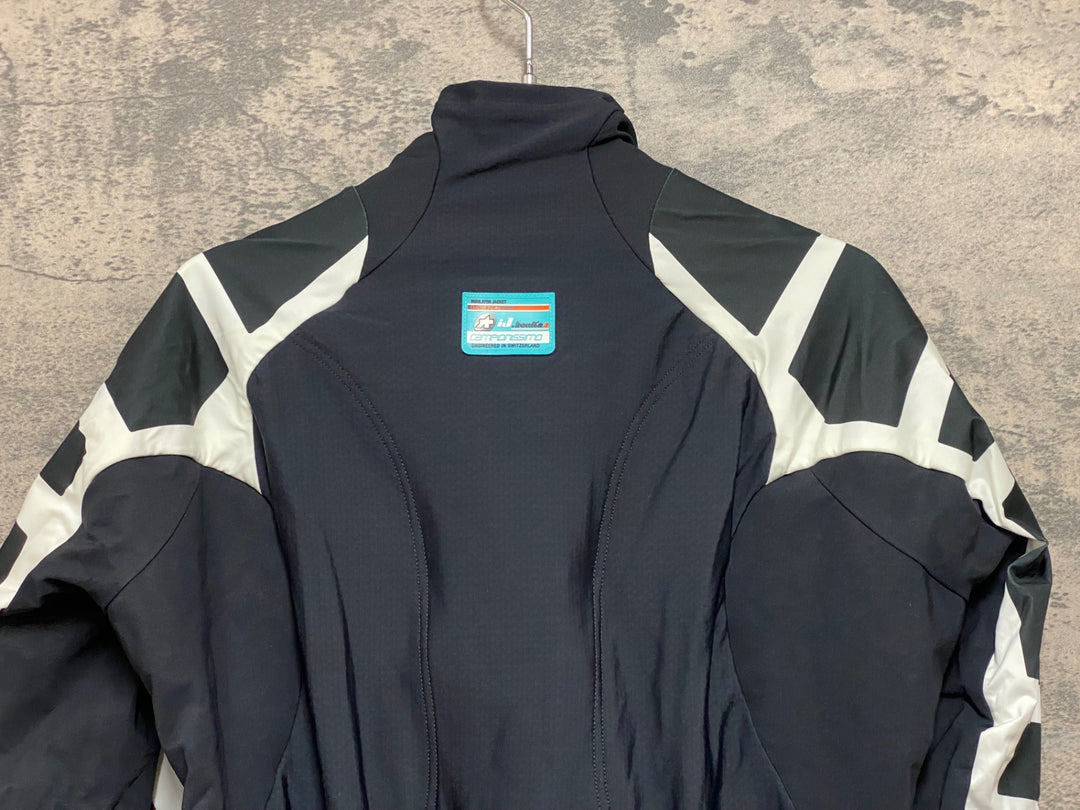 JQ147 アソス assos iJ bonKa 6 CENT 長袖サイクルジャケット 白黒 M 小汚れ
