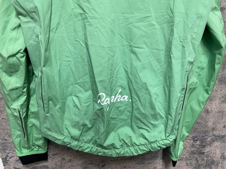 KK613 ラファ Rapha CORE RAIN JACKET 長袖 サイクルジャケット 緑 S