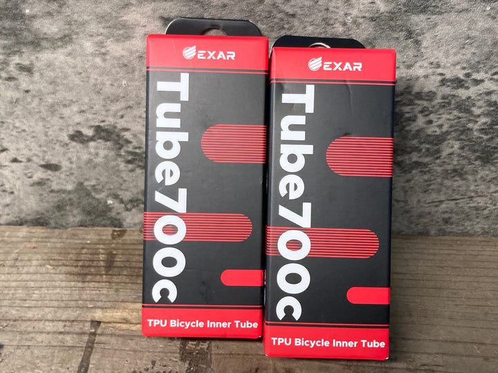 JB409 EXAR TPUチューブ 700C 23-28C バルブ長45mm 2本セット