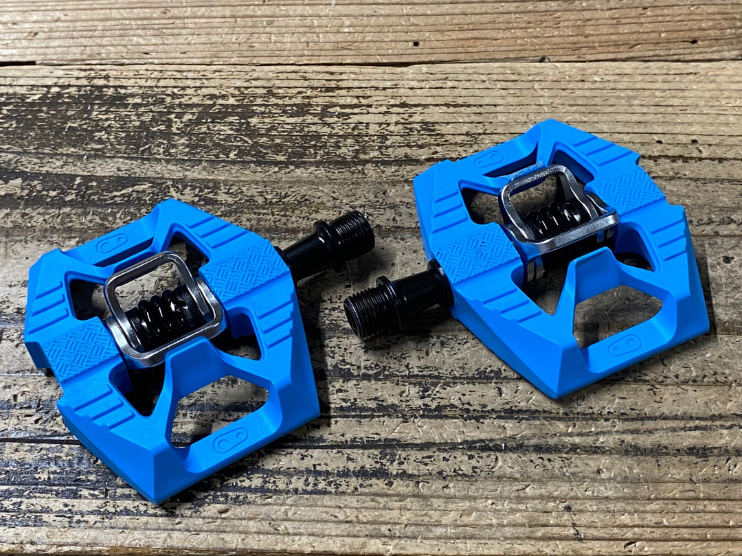 JW438 クランクブラザーズ crankbrothers double shot1 ビンディングペダル 水色